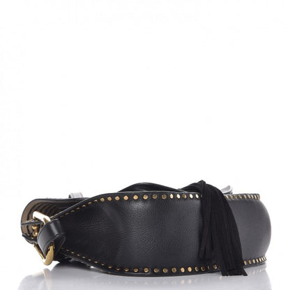 Chloe Calfskin Braided Medium Hudson Shoulder Bag Black 4 of 8