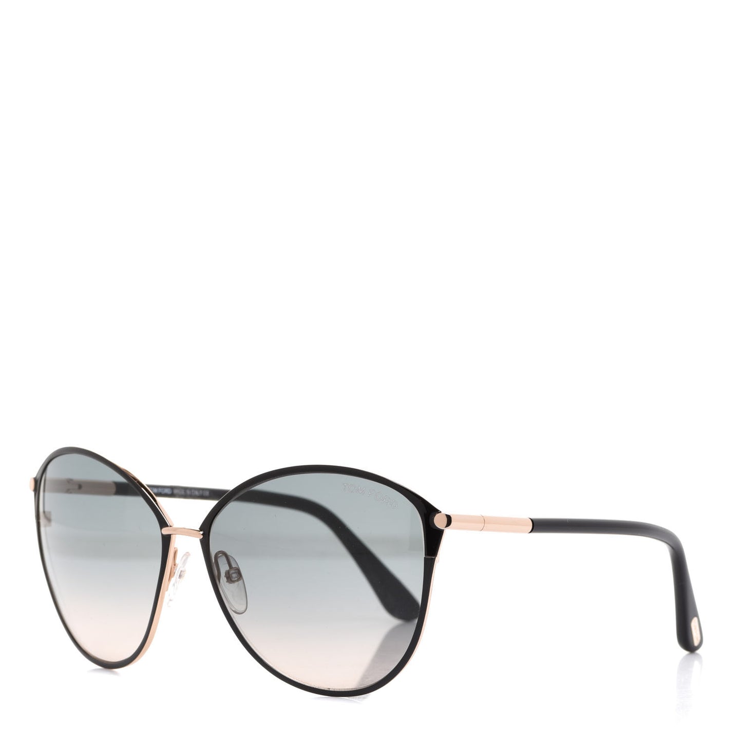 Penelope Vintage Round Sunglasses TF320 Black