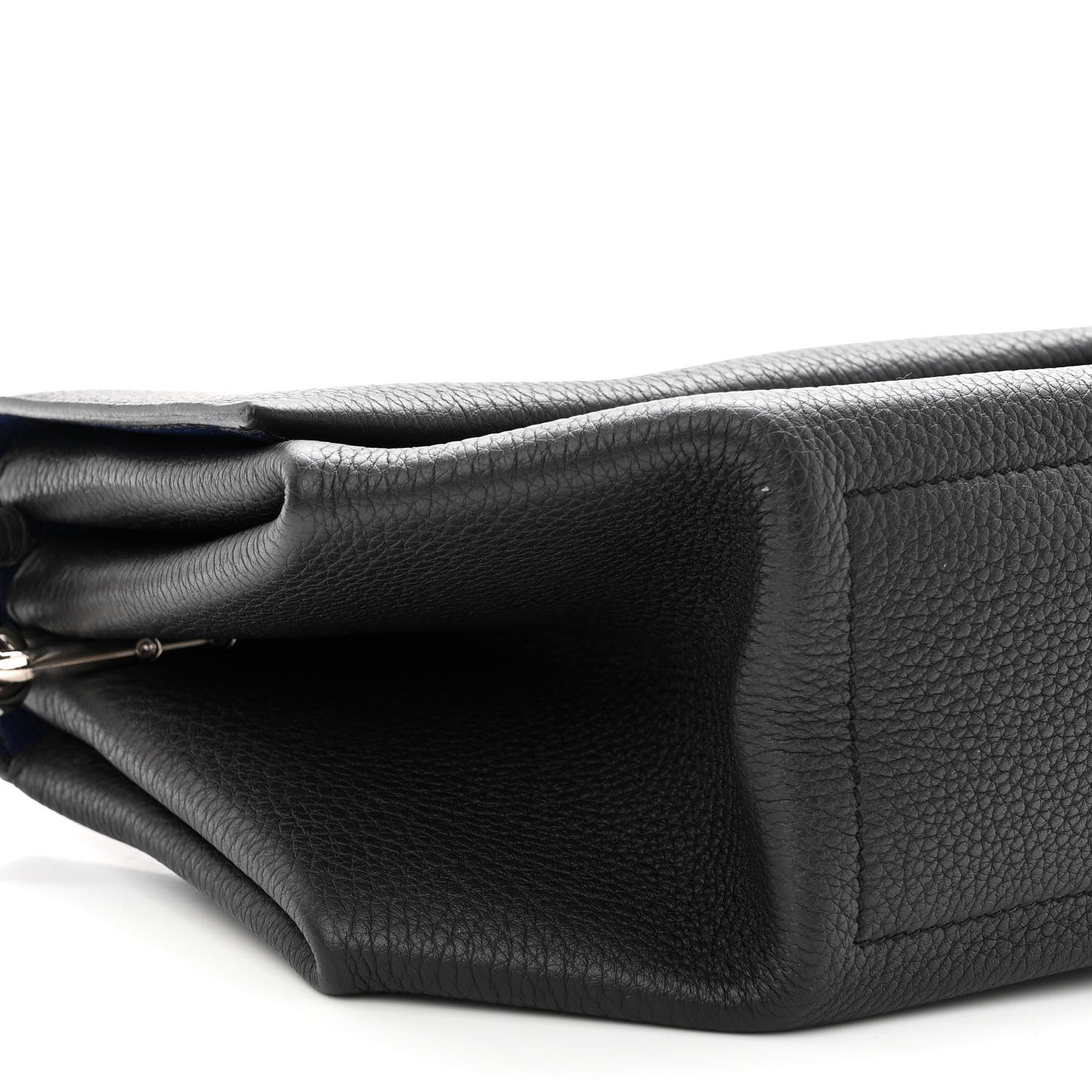 Hermes Taurillon Novillo Opli 24 Black Bleu Encre 8 of 11