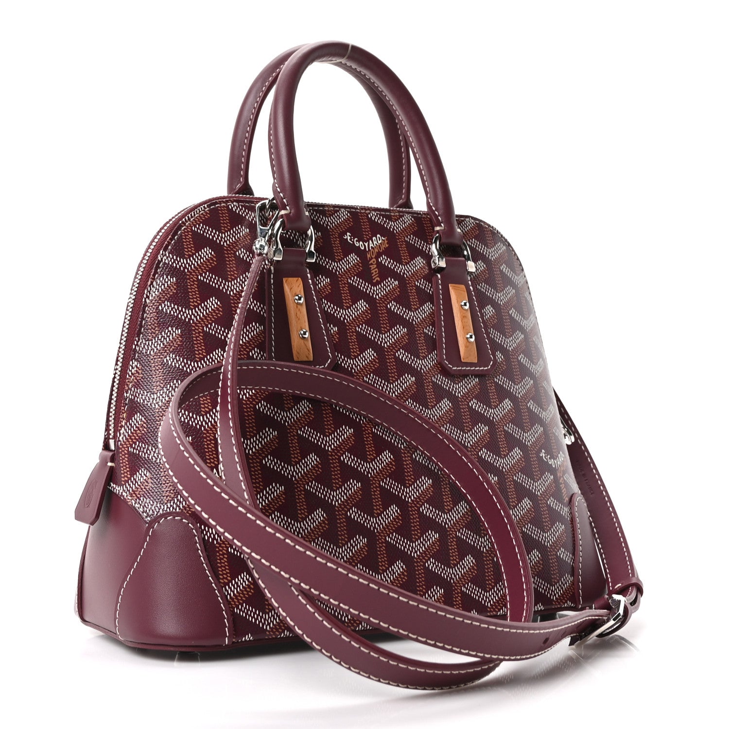 Goyard Goyardine Mini Vendome Burgundy 3 of 9