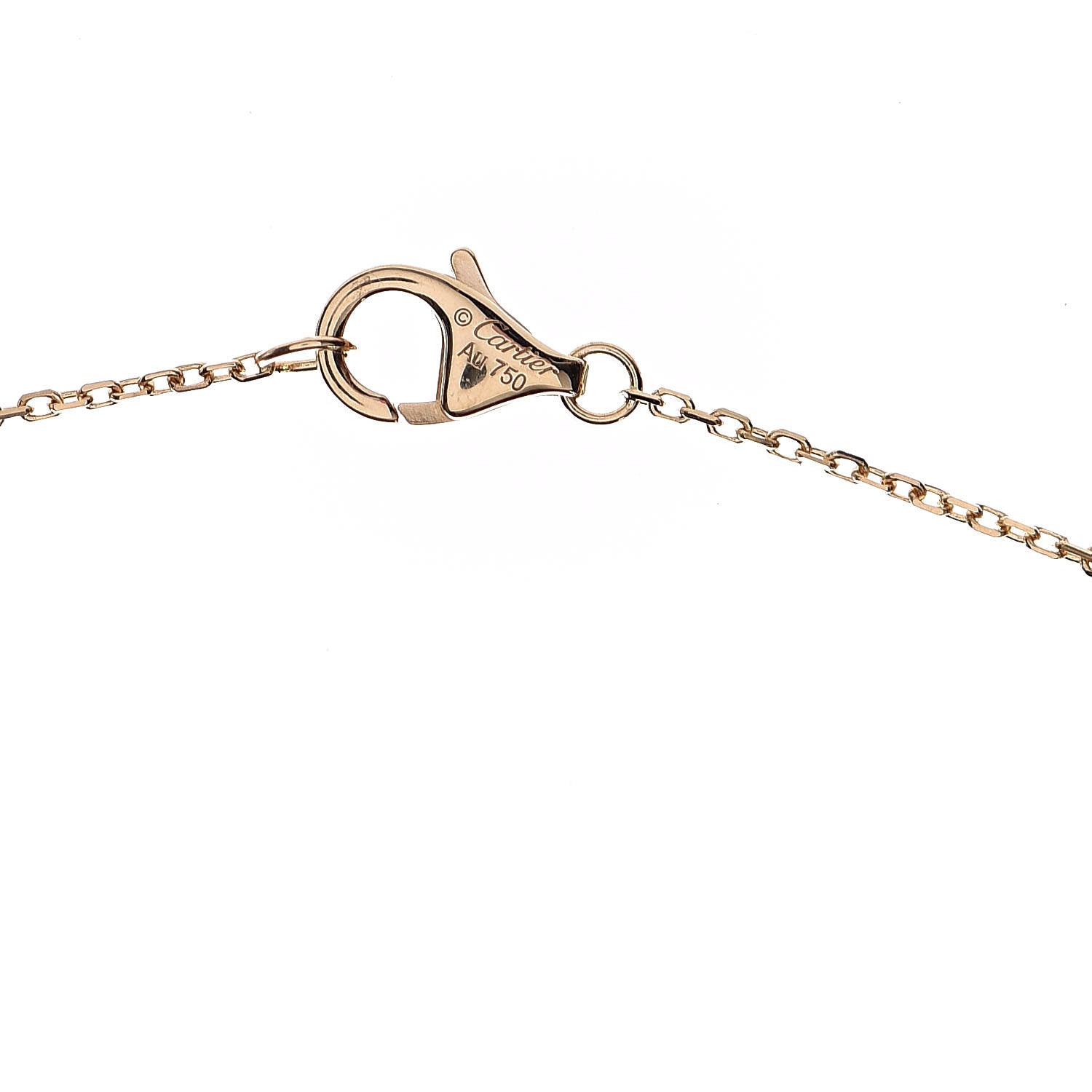 Cartier 18K Yellow Gold Diamond Lapis Lazuli XS Amulette de Pendant Necklace 5 of 7