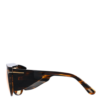 Tom Ford Acetate Fender Aviator Sunglasses TF799 Tortoise 3 of 6