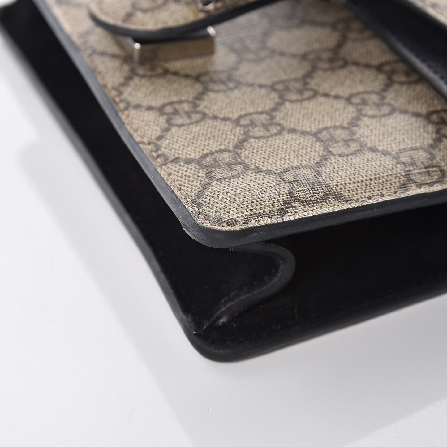 GG Supreme Monogram Mini Dionysus Shoulder Bag Black