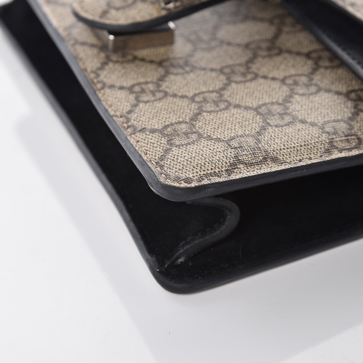 Gucci GG Supreme Monogram Mini Dionysus Shoulder Bag Black 12 of 14