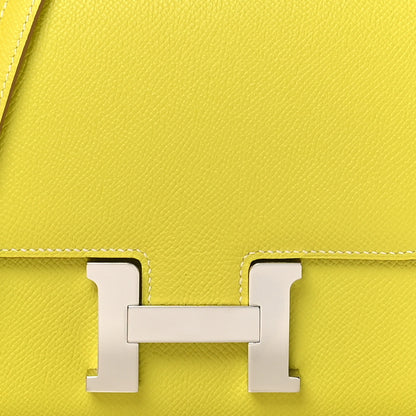Hermes Epsom Constance 18 Lime 8 of 11
