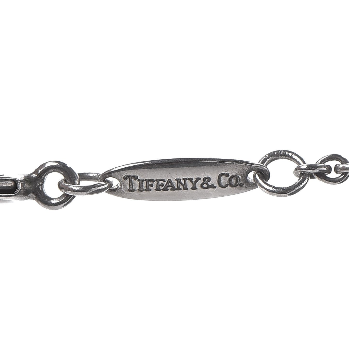 Sterling Silver Elsa Peretti Infinity Cross Pendant Necklace