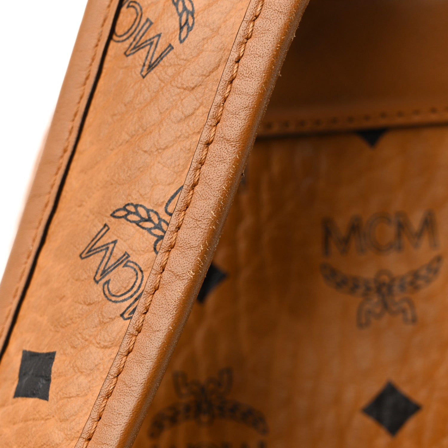 MCM X SAMBYPEN Visetos Small Stark Backpack Cognac 30 of 30