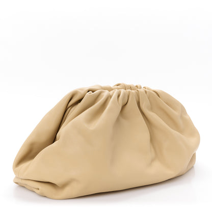 Bottega Veneta Smooth Butter Calf The Pouch Oversized Clutch Almond 3 of 11