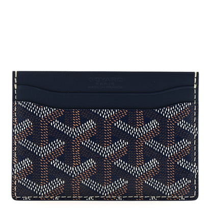 Goyard Goyardine Saint Sulpice Card Holder Navy 1 of 8