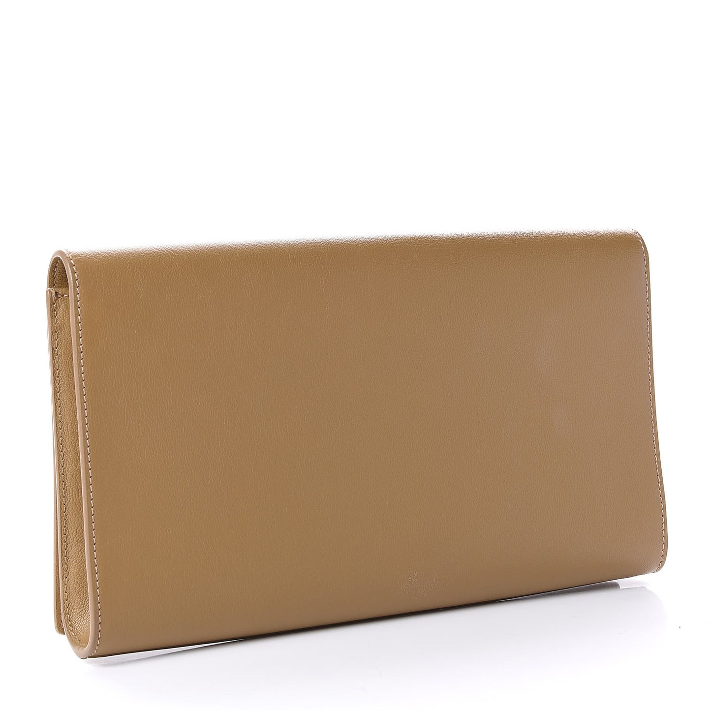 Calfskin Monogram Large Belle De Jour Clutch Beige