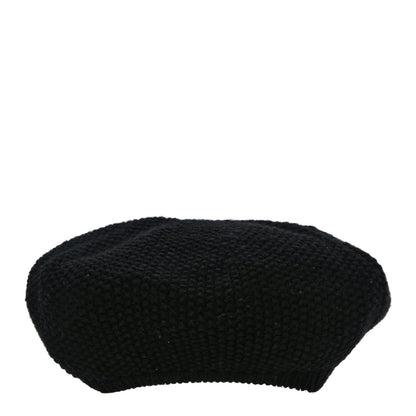 Chanel Cashmere CC Beret Black 3 of 6