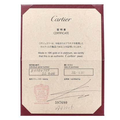 Cartier 18K White Gold 5.5mm LOVE Ring 59 8.75 5 of 5