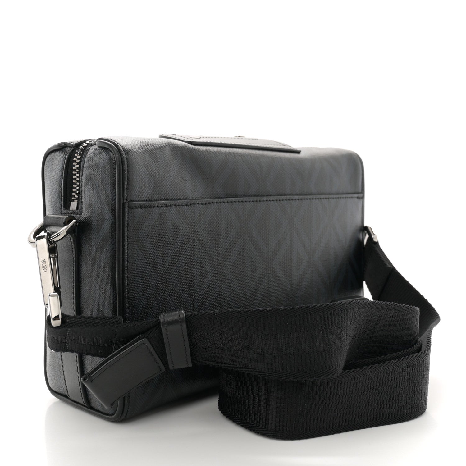 Christian Dior Canvas CD Diamond Lingot 22 Bag Black 3 of 12