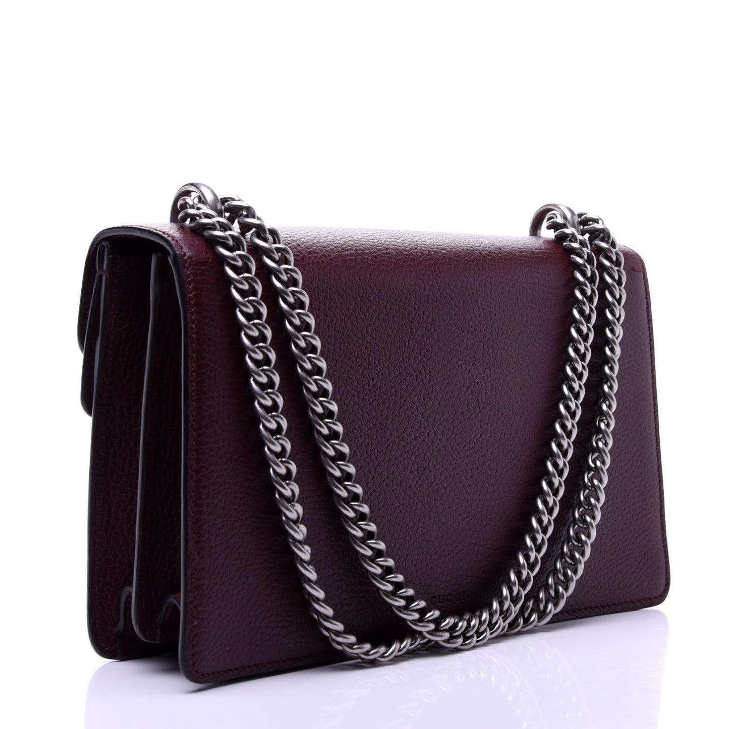 Dollar Calfskin Crystal Small Dionysus Shoulder Bag Vintage Bordeaux