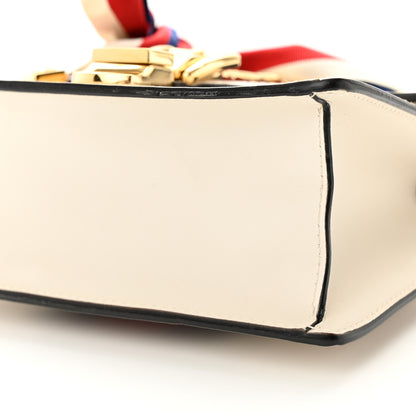 Gucci Calfskin Mini Sylvie Chain Shoulder Bag White 11 of 11