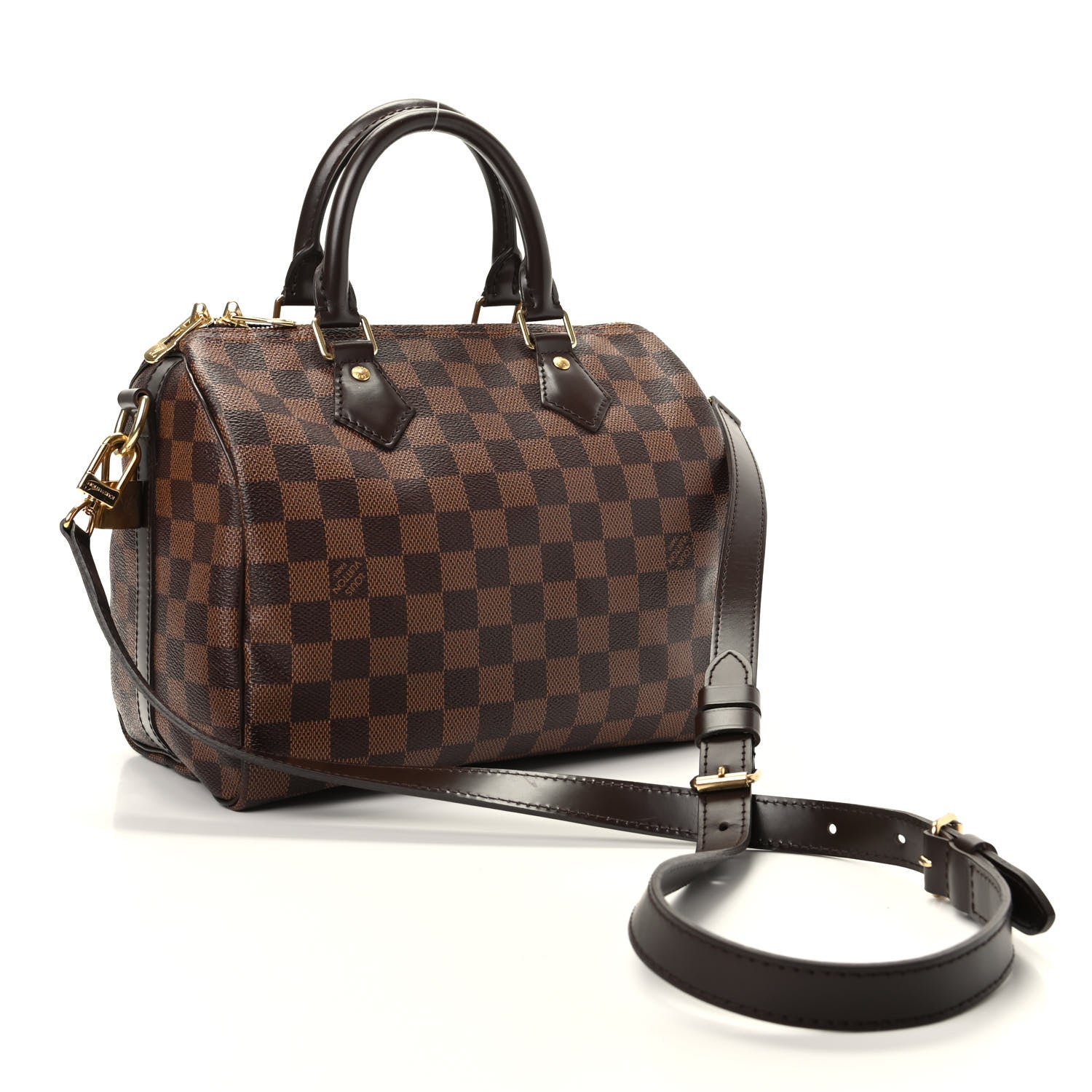 Louis Vuitton Damier Ebene Speedy Bandouliere 25 3 of 9