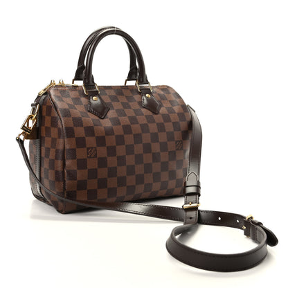 Louis Vuitton Damier Ebene Speedy Bandouliere 25 3 of 9