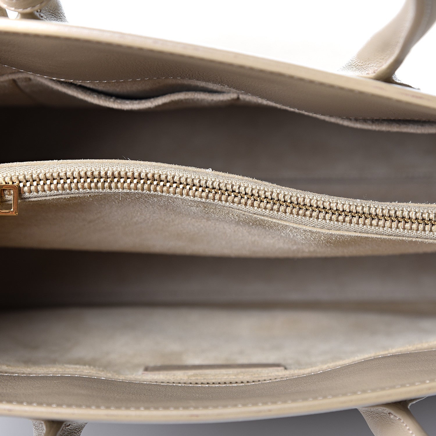 Saint Laurent Calfskin Small Sac De Jour Beige 4 of 9