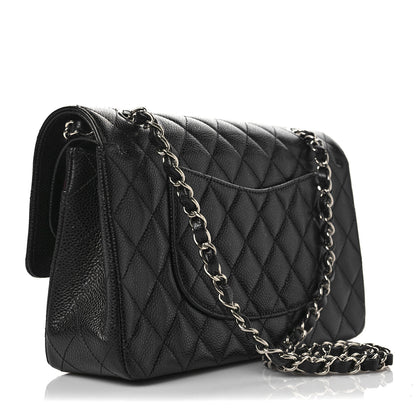 Chanel Caviar Quilted Medium Double Flap Black 3 of 7