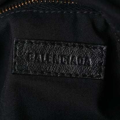 Balenciaga Washed Denim Classic Hardware Small Le City Black 5 of 9