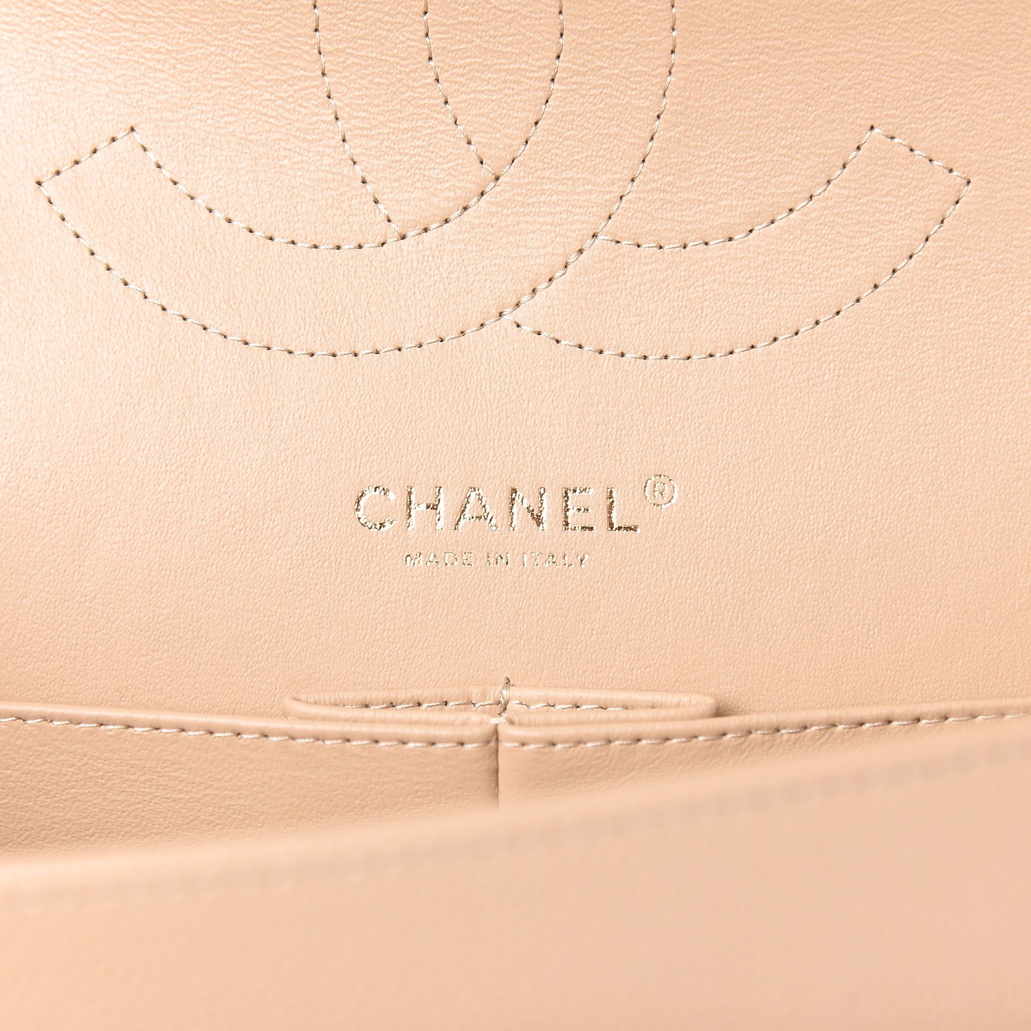 Chanel Caviar Quilted Jumbo Double Flap Beige Clair 5 of 10