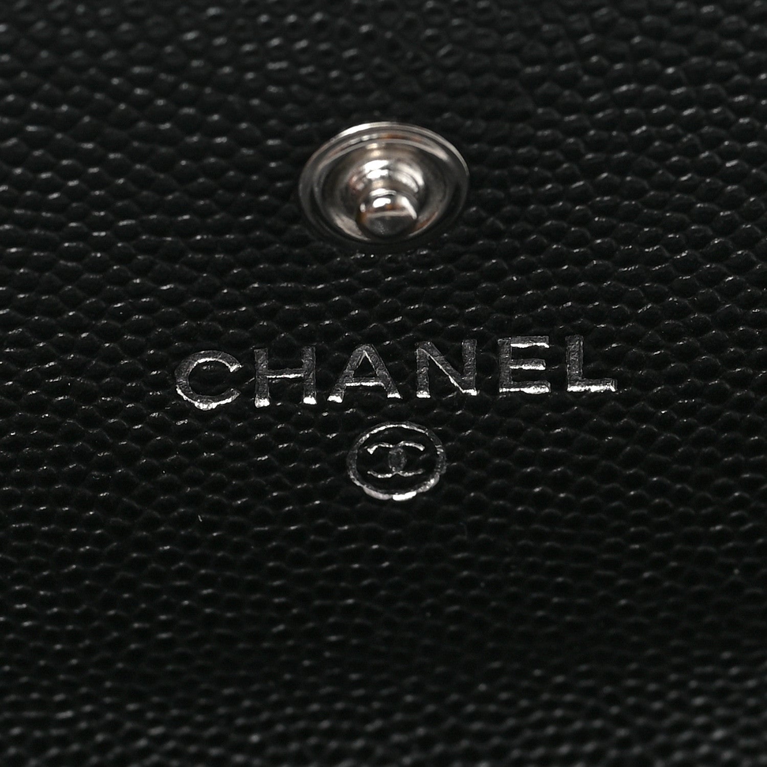 Chanel Caviar Quilted Large Boy Gusset Flap Wallet Black 6 of 7