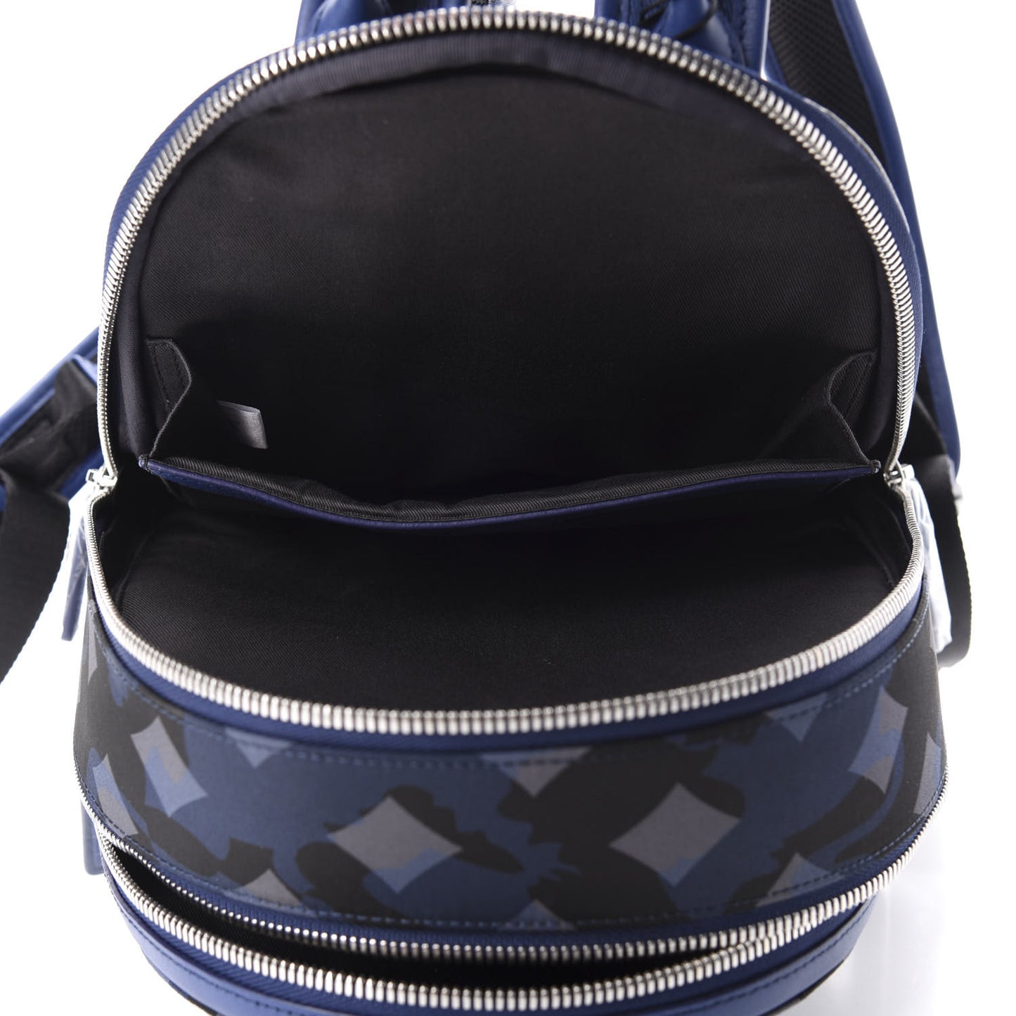 Nylon Camo Dieter Small Backpack Estate Blue