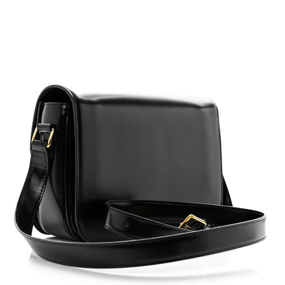 Celine Shiny Calfskin Medium Triomphe Black 3 of 11