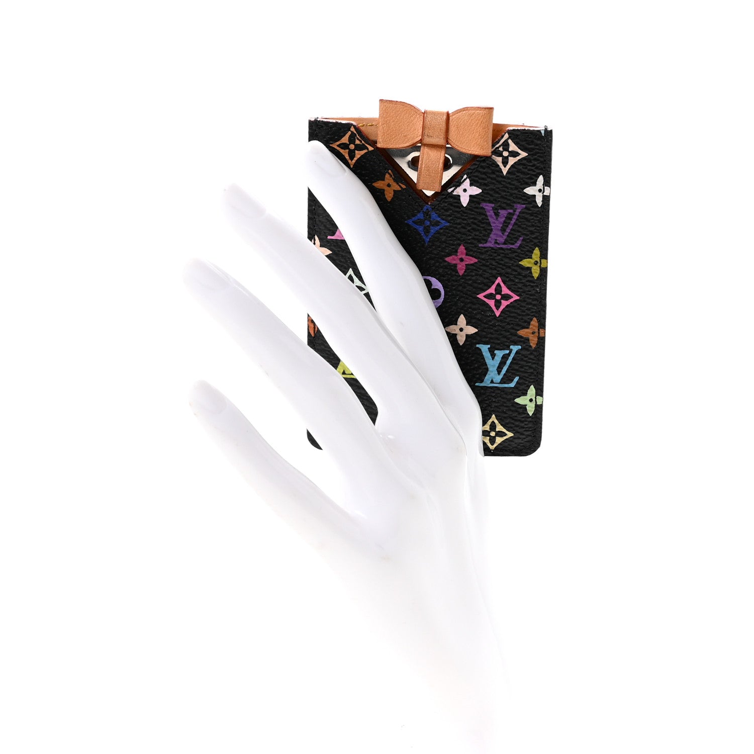 Louis Vuitton Monogram Multicolor Mirror and Case Pouch Black