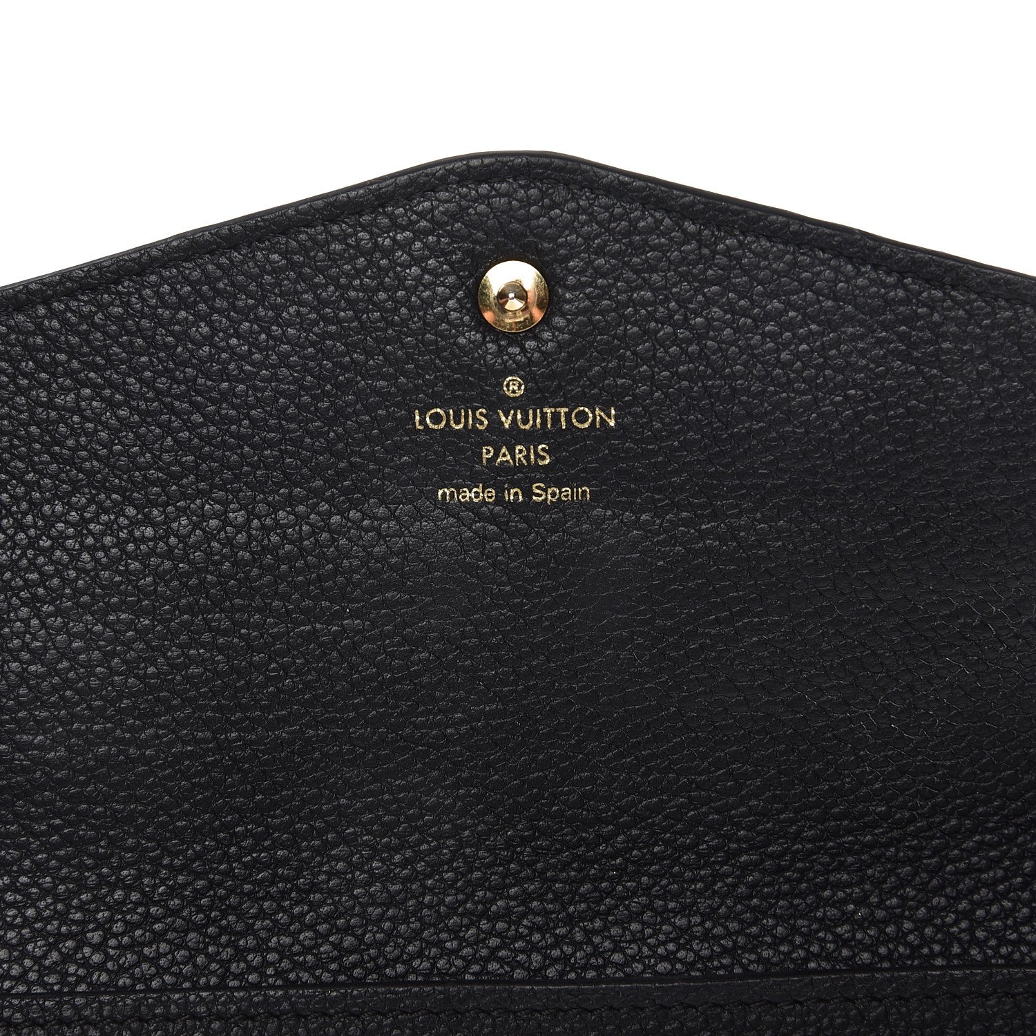 Louis Vuitton Empreinte Curieuse Wallet Black 6 of 6