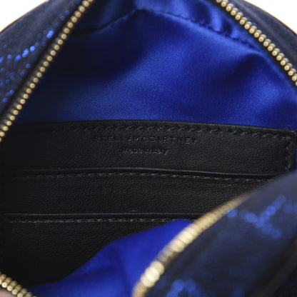 Stella McCartney Canvas Monogram Mini Round Crossbody Bag Bluette 5 of 8