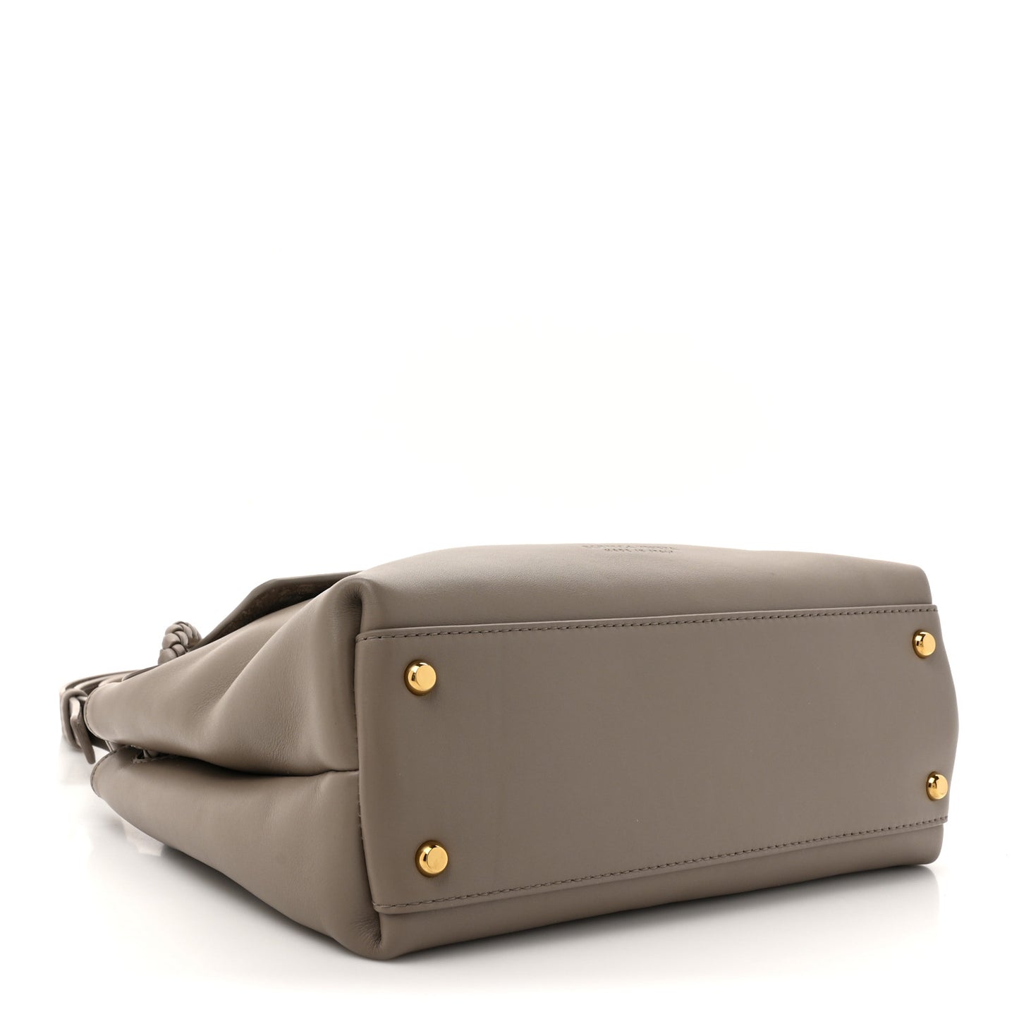 Silky Calfskin Small Ciao Ciao Limestone