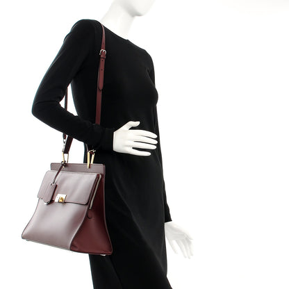 Balenciaga Calfskin Le Dix Zip Cartable Aubergine 2 of 13
