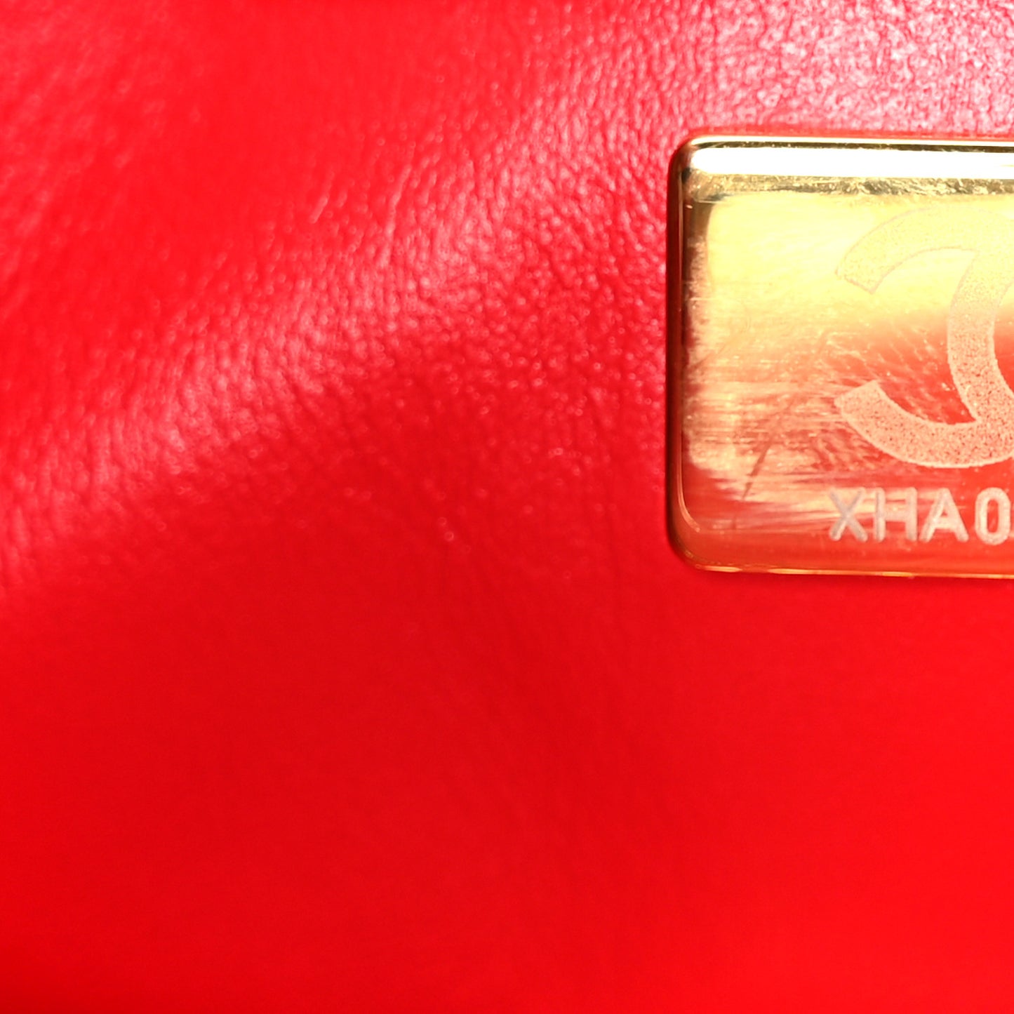 Lambskin Quilted Small Flap Red