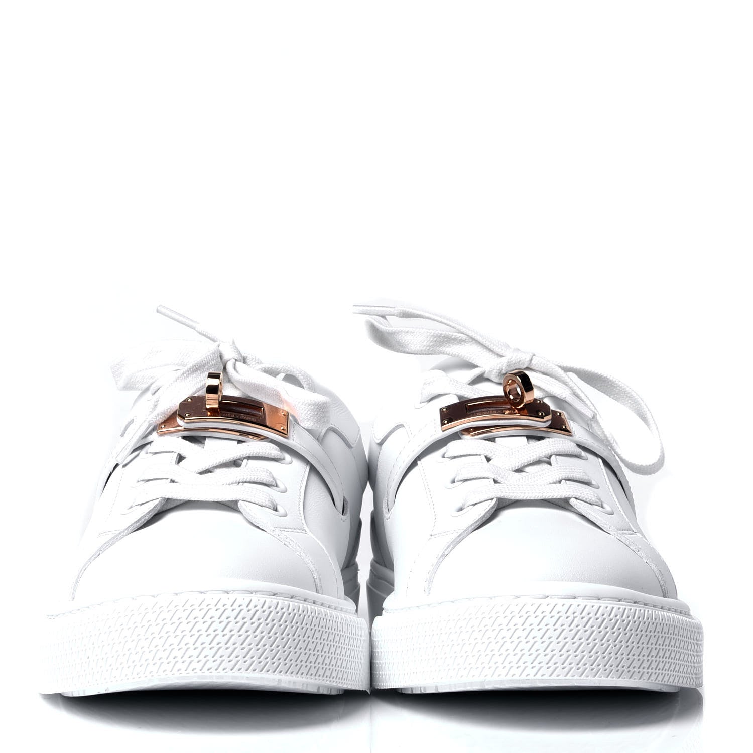 Hermes Calfskin Day Sneakers 38 White 2 of 6