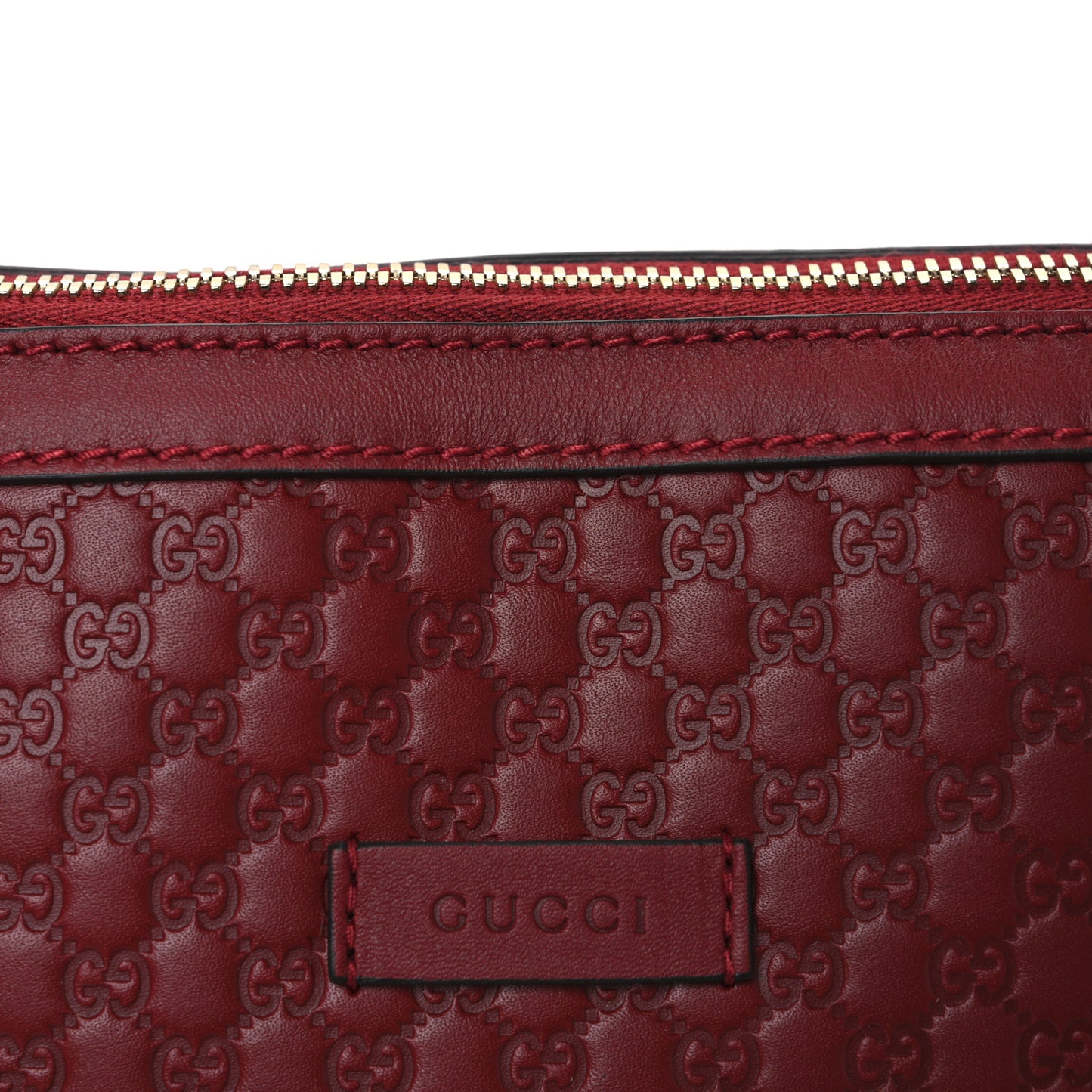 Soft Microguccissima Dome Satchel Red