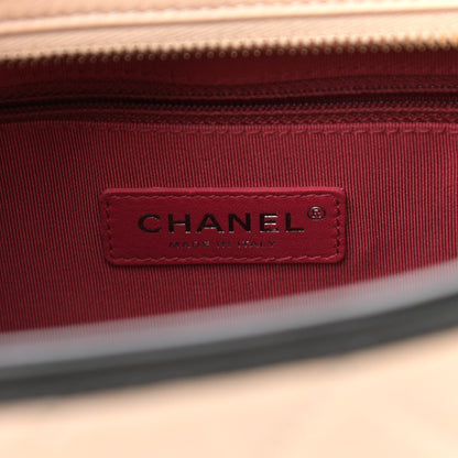 Chanel Aged Calfskin Quilted Medium Gabrielle Hobo Beige Black 6 of 10
