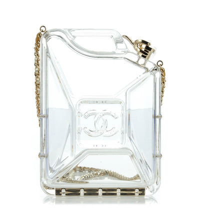 Chanel Plexiglass Dubai by Night Gas Tank Clutch 1 of 8