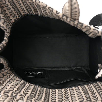 Marc Jacobs Cotton Jacquard Monogram Medium The Traveler Tote Bag Beige Multicolor 5 of 12