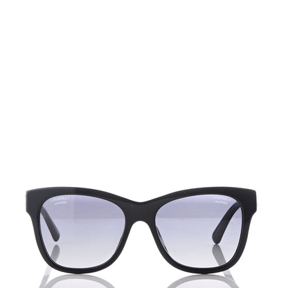 Chanel Polarized Square CC Sunglasses 5380 Black 2 of 9