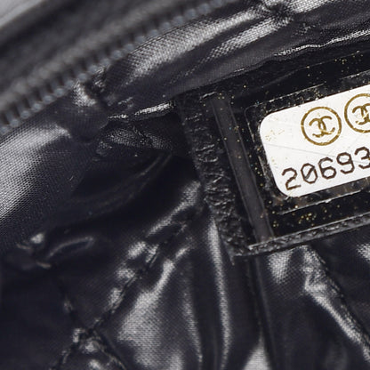 Chanel Lambskin Quilted Flap Cosmetic Case Black 8 of 8