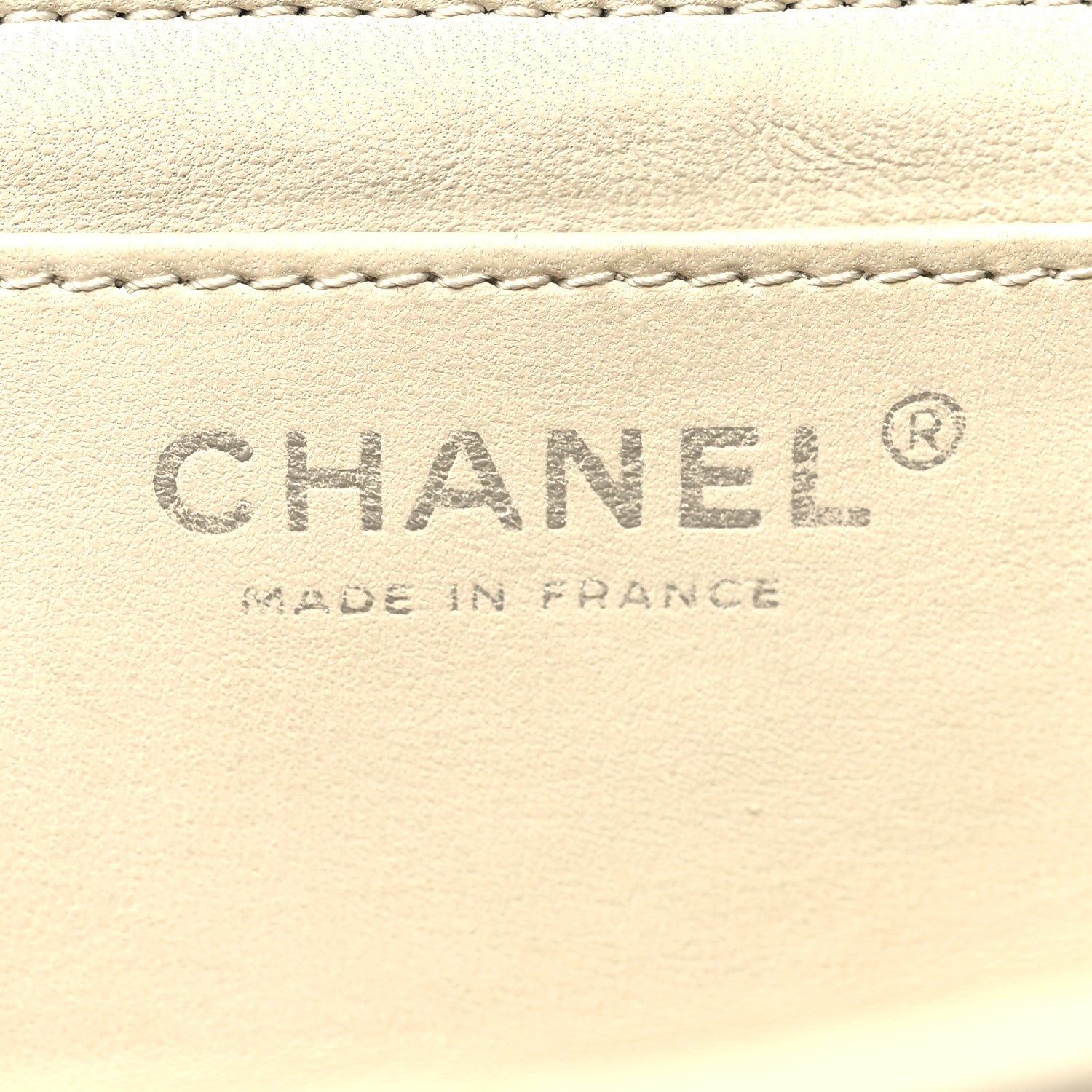Chanel Ostrich Jumbo Single Flap Light Beige 6 of 15