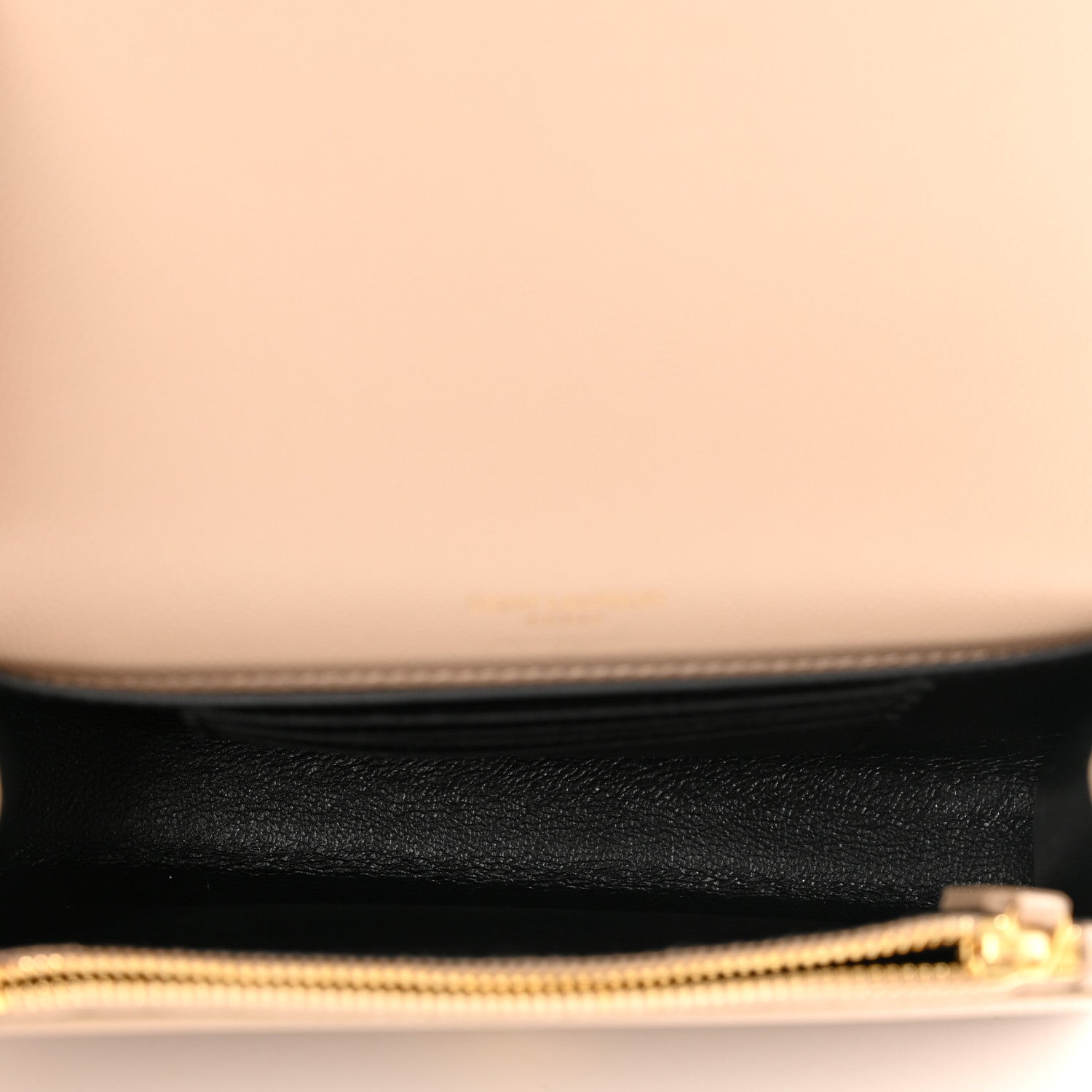 Saint Laurent Grain De Poudre Monogram Kate Belt Bag Dark Beige 5 of 9