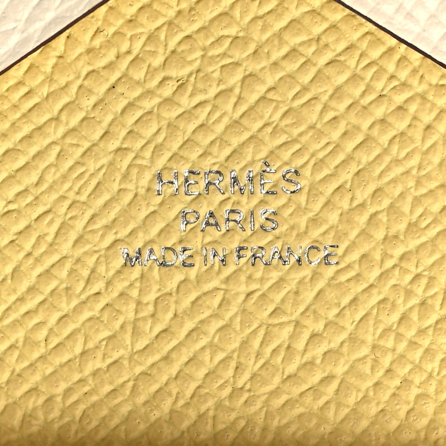 Hermes Epsom Verso Calvi Duo Card Case Nata Jaune Poussin 8 of 10