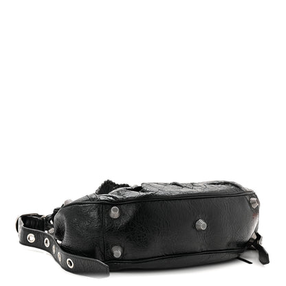 Balenciaga Agneau Arena Small Le Cagole Shoulder Bag Black 8 of 21