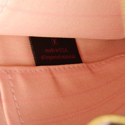 Louis Vuitton Damier Ebene Neverfull MM GM Pochette Rose Ballerine 8 of 8