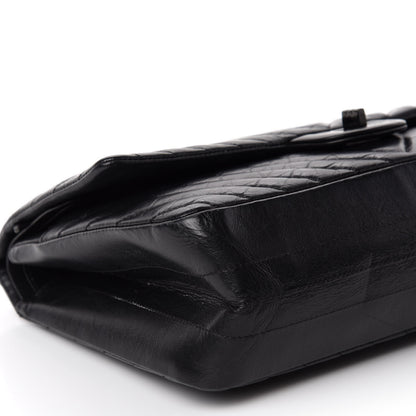 Chanel Aged Calfskin Chevron Quilted 2.55 Reissue 226 So Black 7 of 15