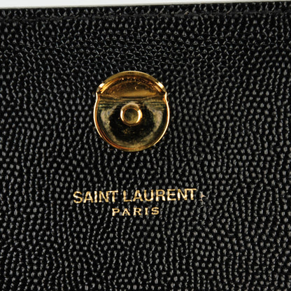 Saint Laurent Grain De Poudre Small Monogram Kate Satchel Black 7 of 7