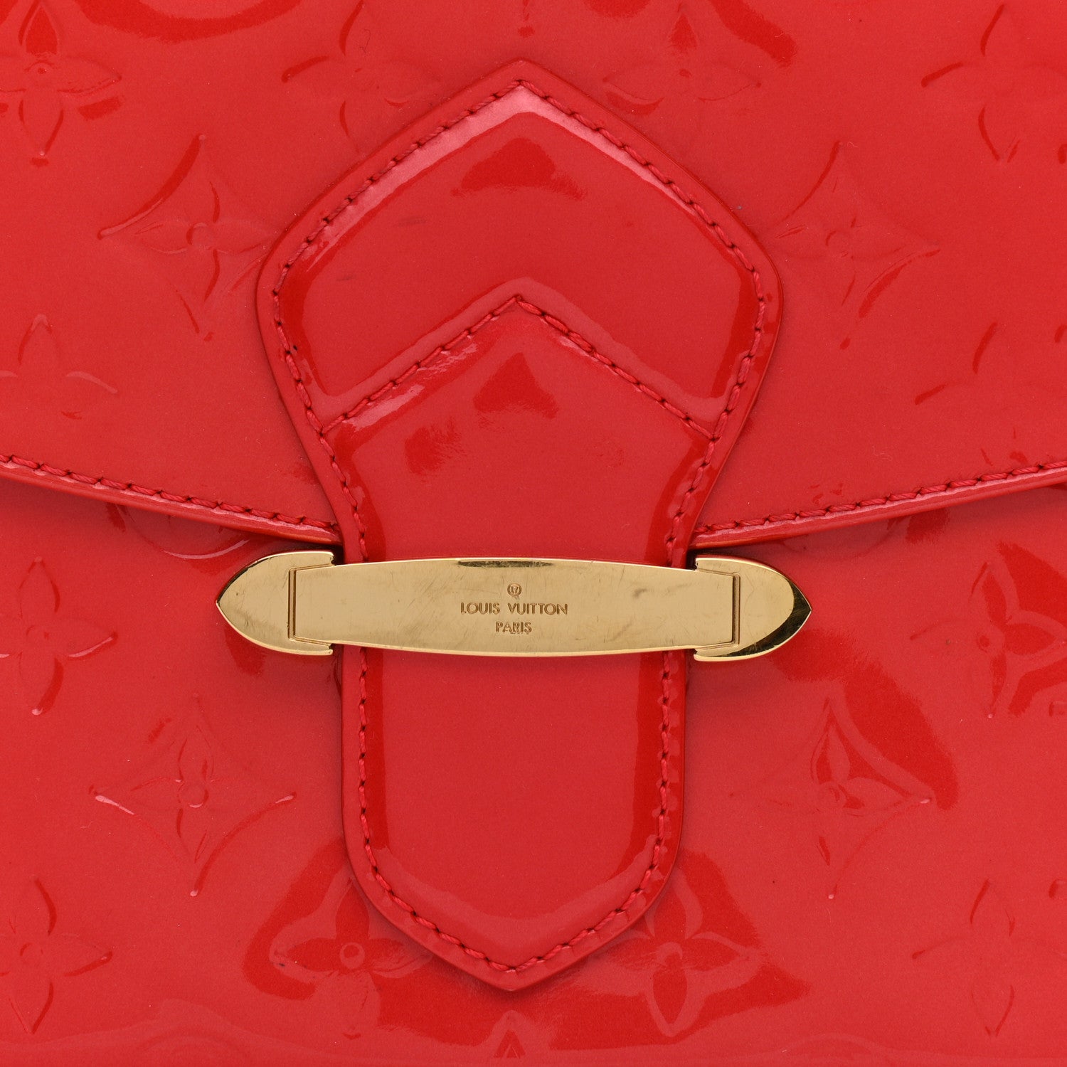 Louis Vuitton Vernis Bellflower GM Rouge Grenadine 8 of 17