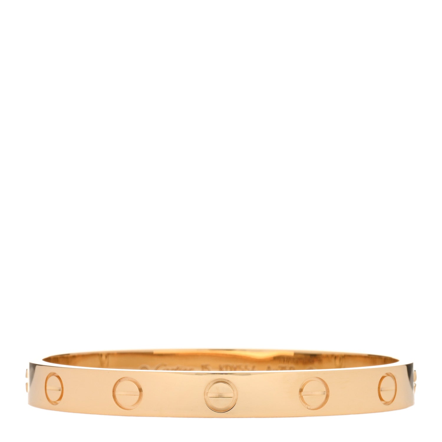 Cartier 18K Yellow Gold LOVE Bracelet 15 1 of 4